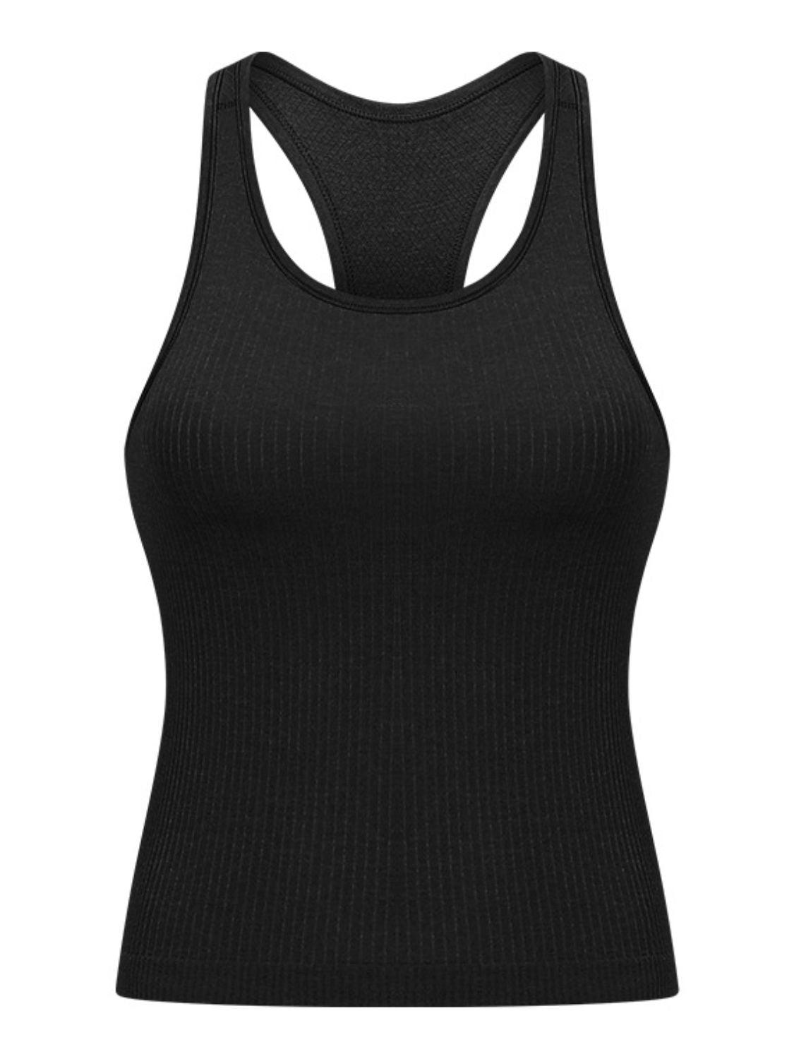 Women's Round Neck Racerback Active Tank Top - Athletic Wear