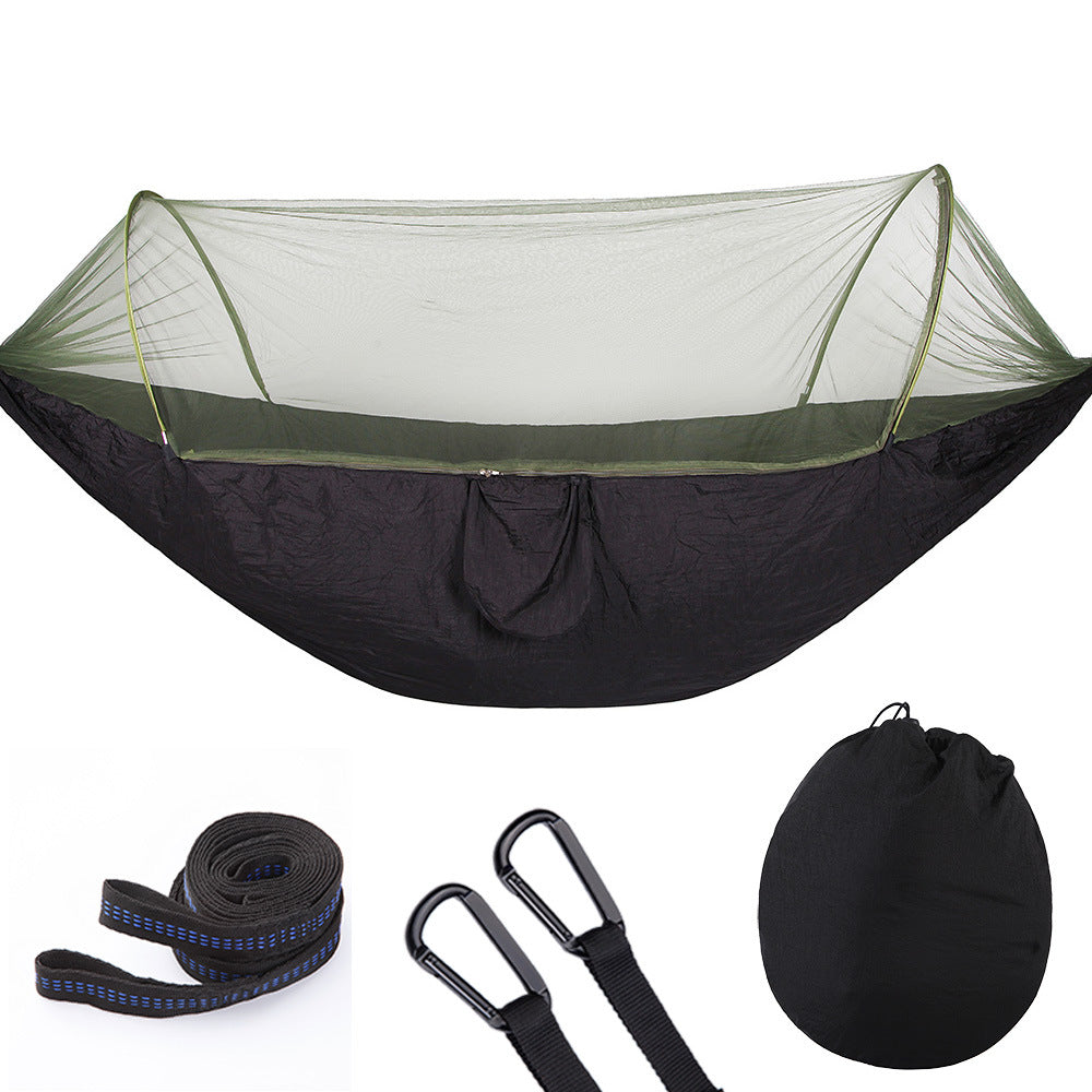 Quick Opening Hammock with Mosquito Net - Fully Automatic