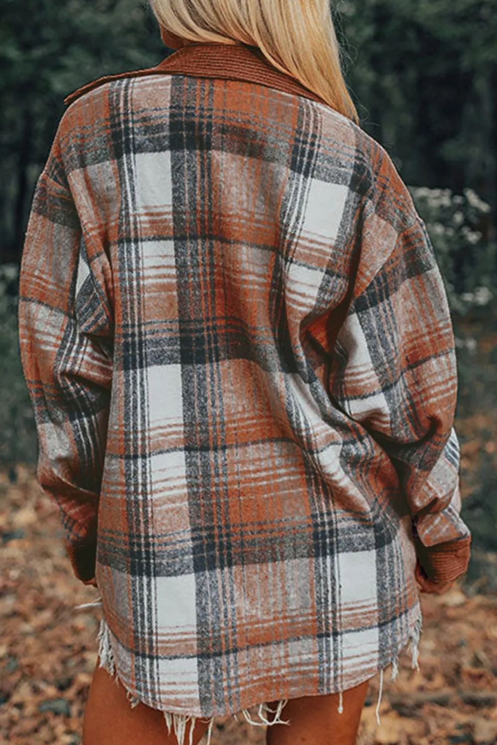 Women’s Plaid Button-Up Long Sleeve Shacket | Stylish & Comfortable