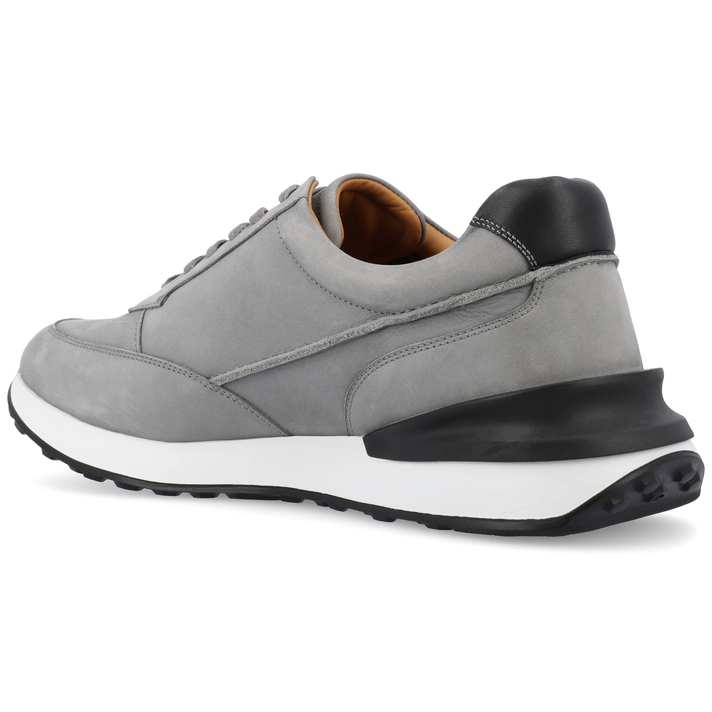 THOMAS & VINE Men's Grey Lowe Casual Leather Sneaker | US Size 10