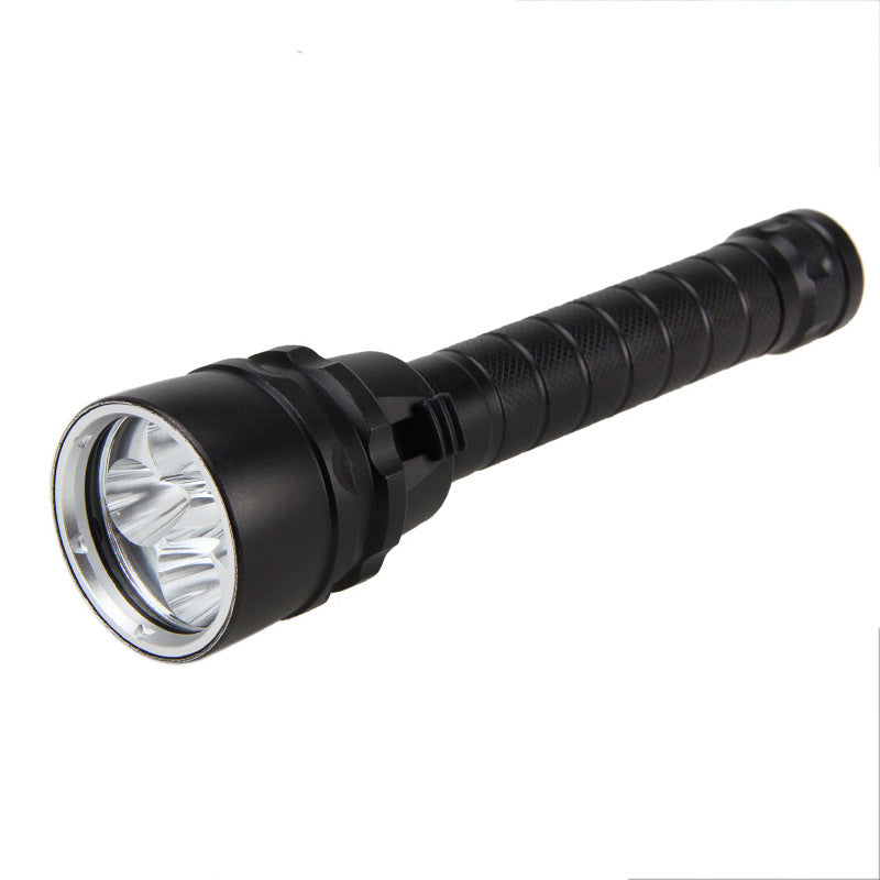 Waterproof UV LED Flashlight with 2000LM - 100m Range - Durable Aluminum Alloy Construction