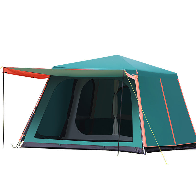 Fully Automatic Camping Tent with Enhanced Durability and Waterproofing - Holds up to 8 People