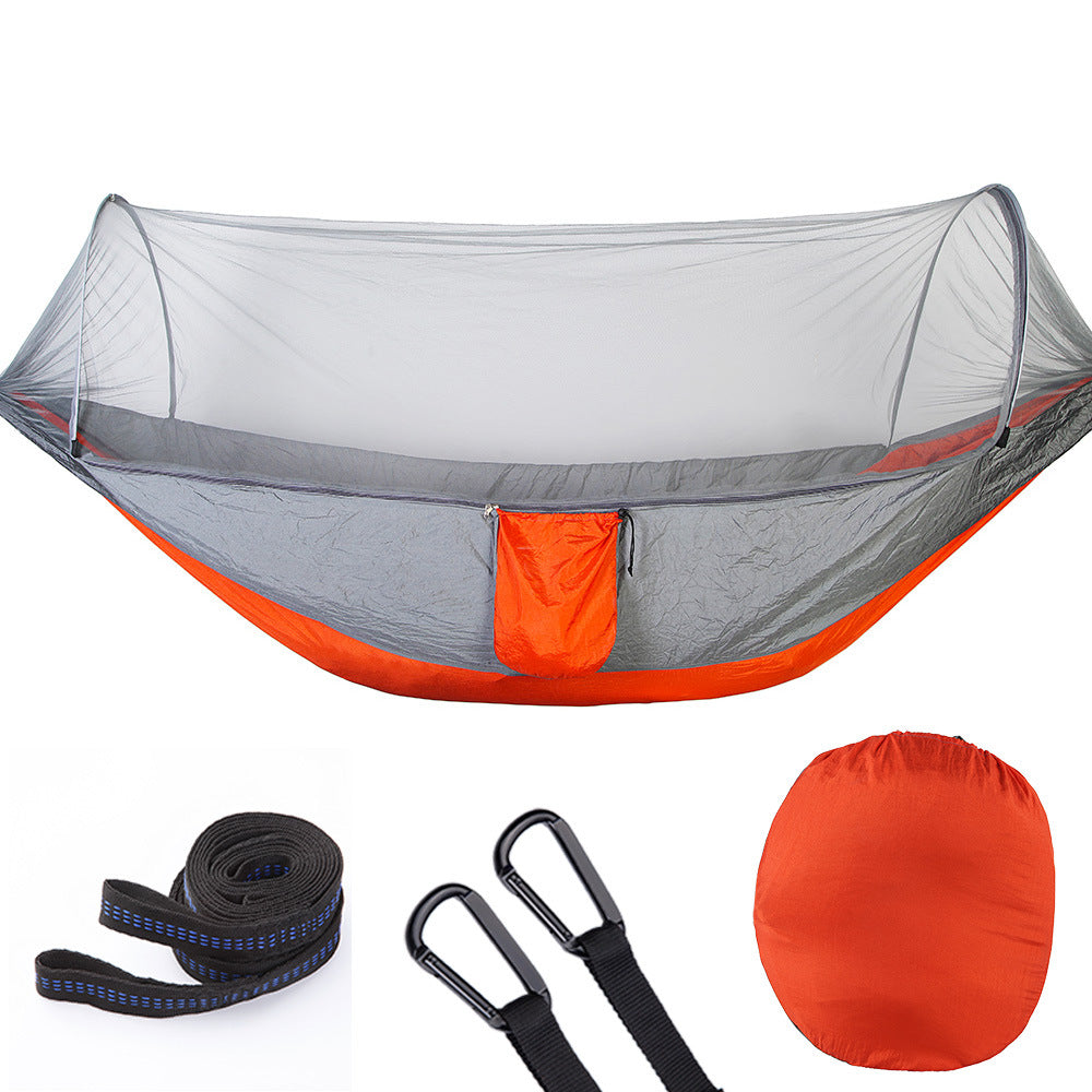 Quick Opening Hammock with Mosquito Net - Fully Automatic