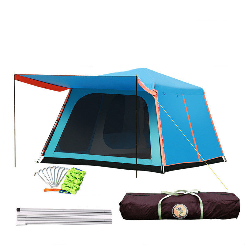 Fully Automatic Camping Tent with Enhanced Durability and Waterproofing - Holds up to 8 People