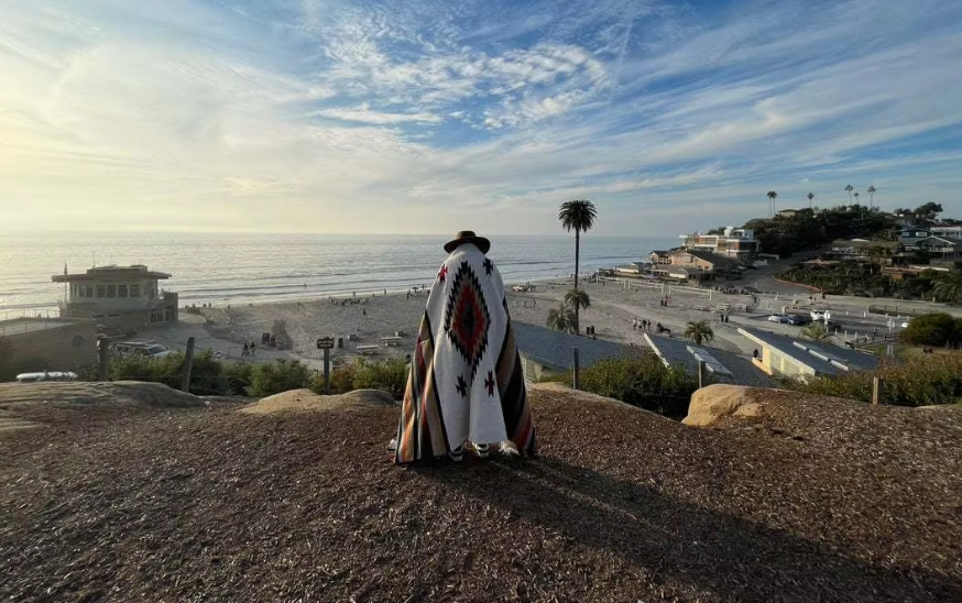 Mexican Serape Inspired Blanket - Vibrant Striped Pattern - Great for Outdoor Adventures - Picnics or Home Use