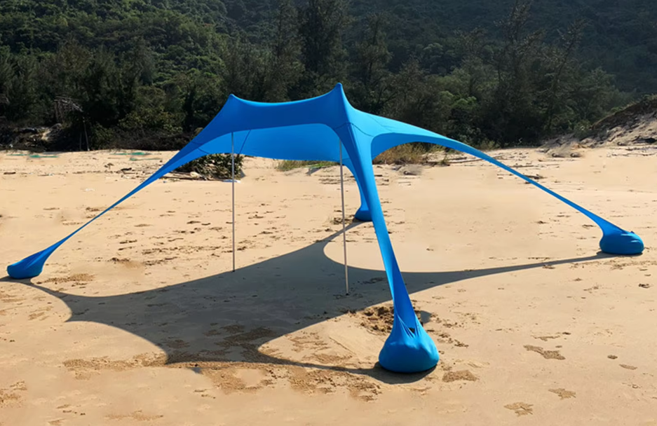 Beach Shade Tent - Lightweight - Water-Resistant and Windproof One-Piece Canopy for Outdoor Adventures