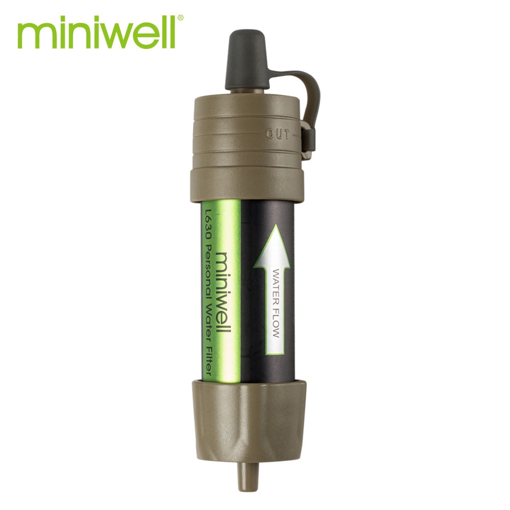 Miniwell L630 Personal Camping Purification Water Filter Straw - Ultrafiltration Technology for Clean Drinking Water