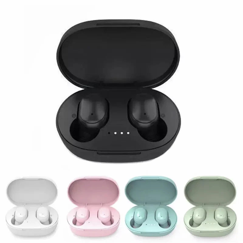 TWS Bluetooth Wireless Earbuds with Dual Drivers - Noise Cancellation - Waterproof Design for Smartphone