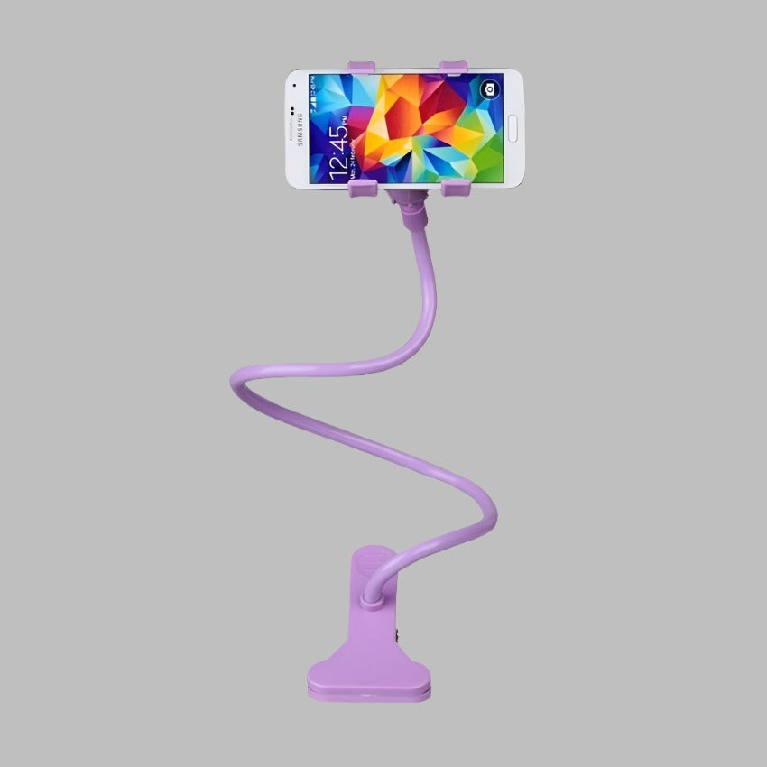 360-Degree Clip Portable Flexible Mobile Phone Holder Table Mount Stand