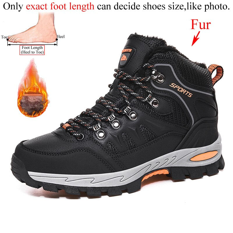 Premium Women's Leather Hiking Boots: Choose with or without Fur - Abnkarwin Collection