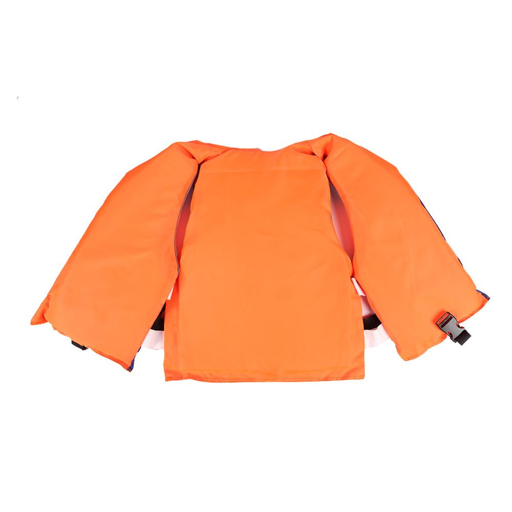 Kids Life Jacket with Whistle and Reflective Strips - Suitable for Ages 4-10 - Coast Guard Approved