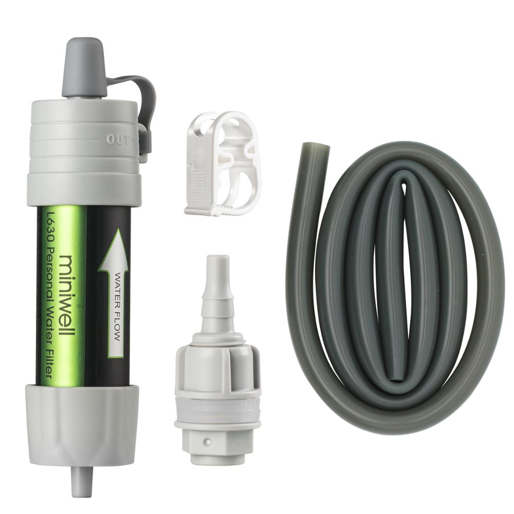 Miniwell L630 Personal Camping Purification Water Filter Straw - Ultrafiltration Technology for Clean Drinking Water