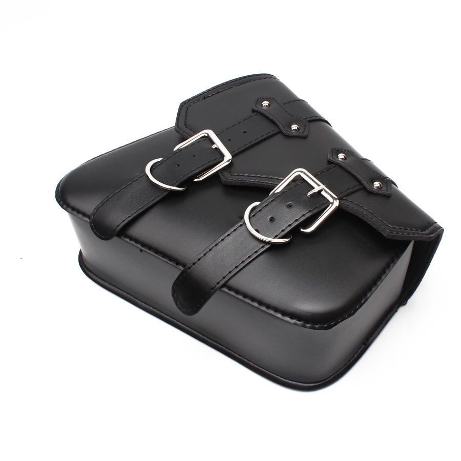 Durable Motorcycle PU Leather Saddle Bag - High-Quality Accessory for Honda Suzuki Harley Sportsters XL883 or XL1200