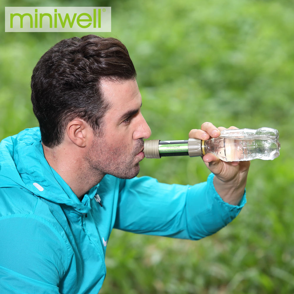 Miniwell L630 Personal Camping Purification Water Filter Straw - Ultrafiltration Technology for Clean Drinking Water