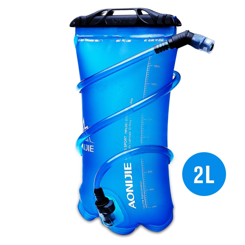 AONIJIE SD16 Soft Reservoir Water Bladder Hydration Pack - BPA-Free with Temperature Retention - Available in 1.5L, 2L and 3L Sizes