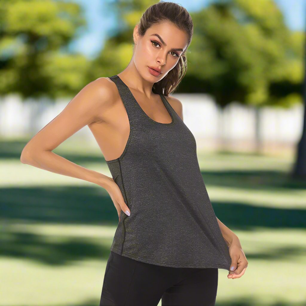 Women's Breathable Quick-Dry Athletic Tank Top with Anti-Pilling and Anti-Wrinkle Properties