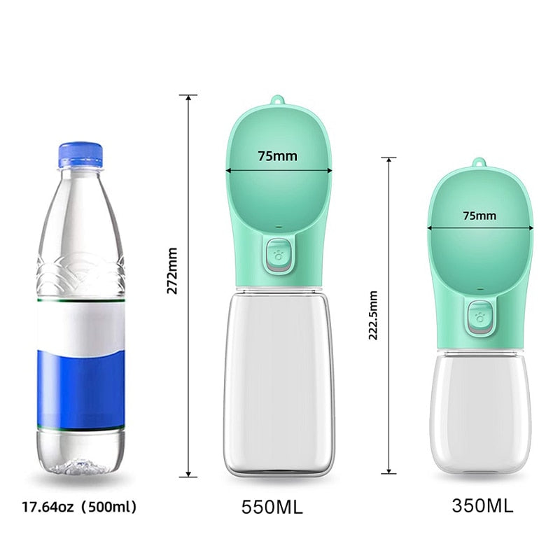 Leak-Proof Portable BPA-Free Dog Water Bottle - 350ml 550ml