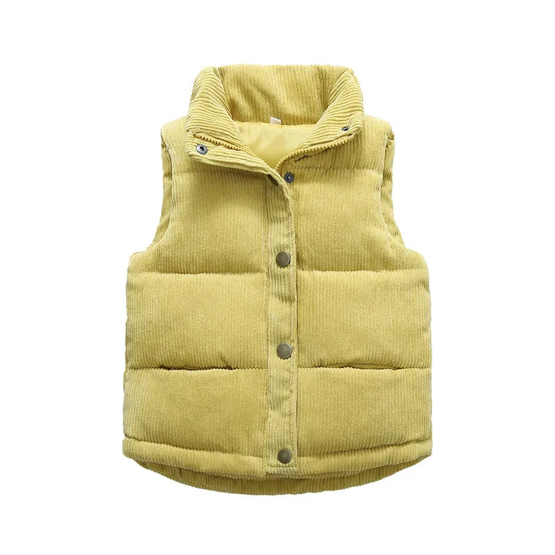 Warm Cotton Vest for Kids | Autumn & Winter Waistcoat for Boys & Girls (Ages 2-10)