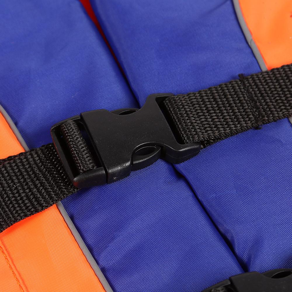 Kids Life Jacket with Whistle and Reflective Strips - Suitable for Ages 4-10 - Coast Guard Approved