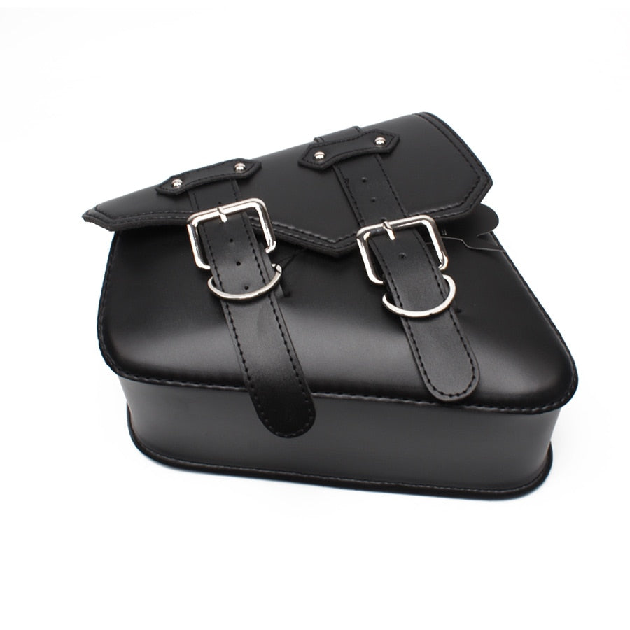 Durable Motorcycle PU Leather Saddle Bag - High-Quality Accessory for Honda Suzuki Harley Sportsters XL883 or XL1200