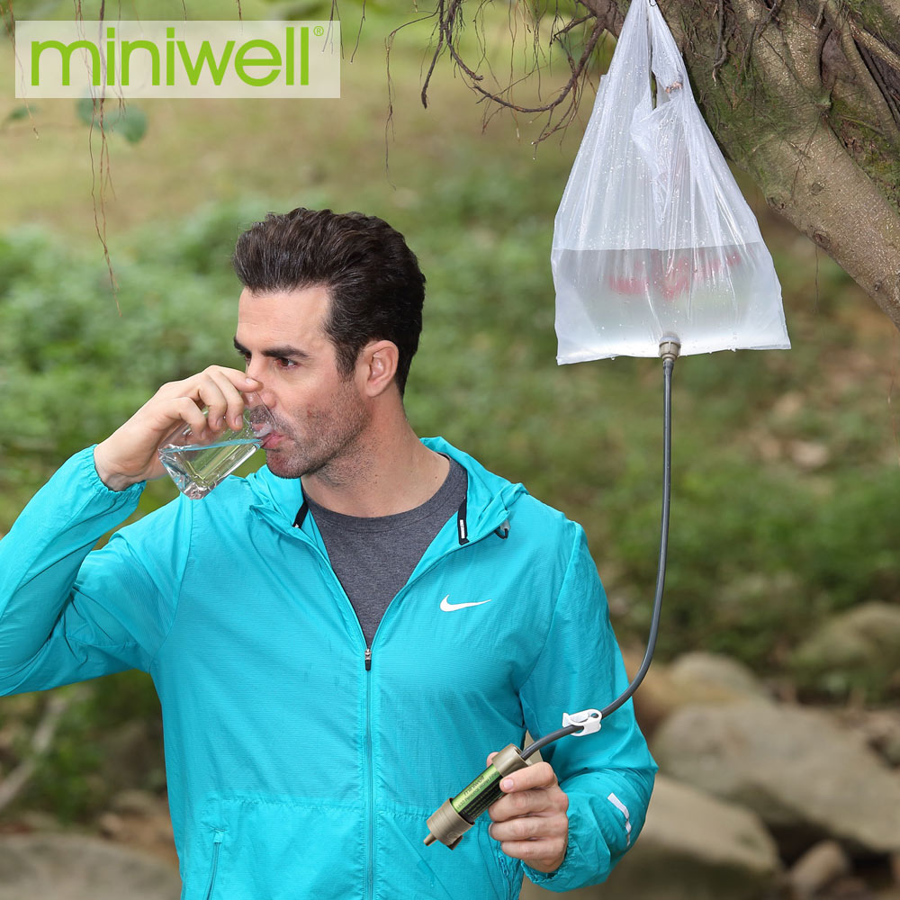 Miniwell L630 Personal Camping Purification Water Filter Straw - Ultrafiltration Technology for Clean Drinking Water