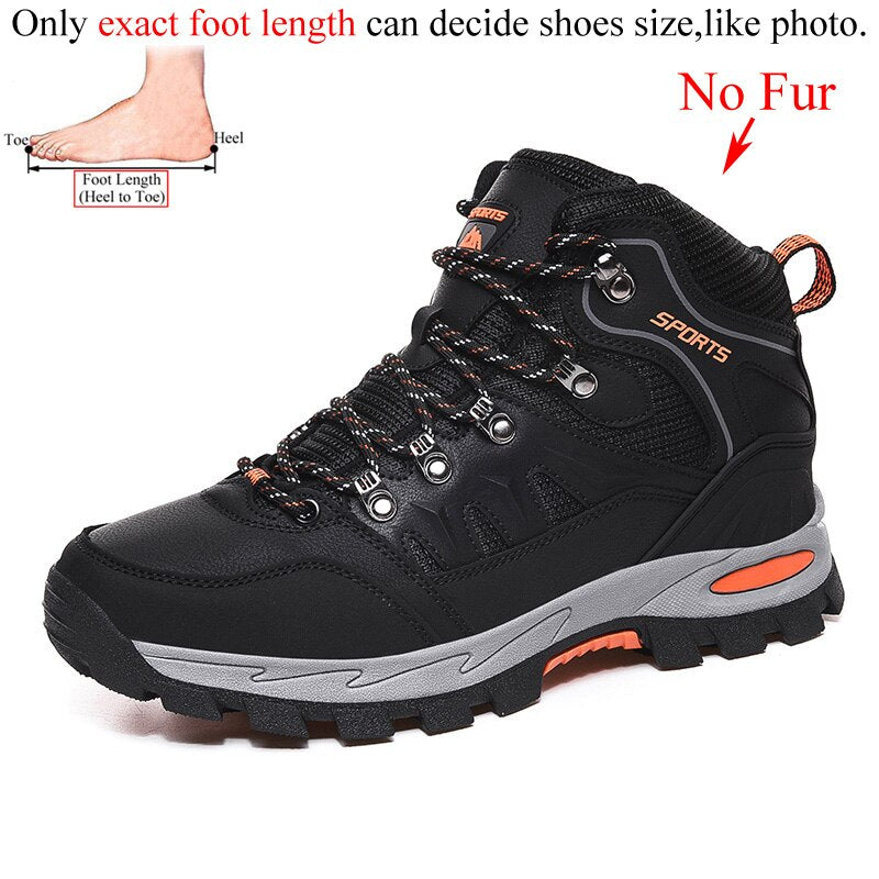 Premium Women's Leather Hiking Boots: Choose with or without Fur - Abnkarwin Collection