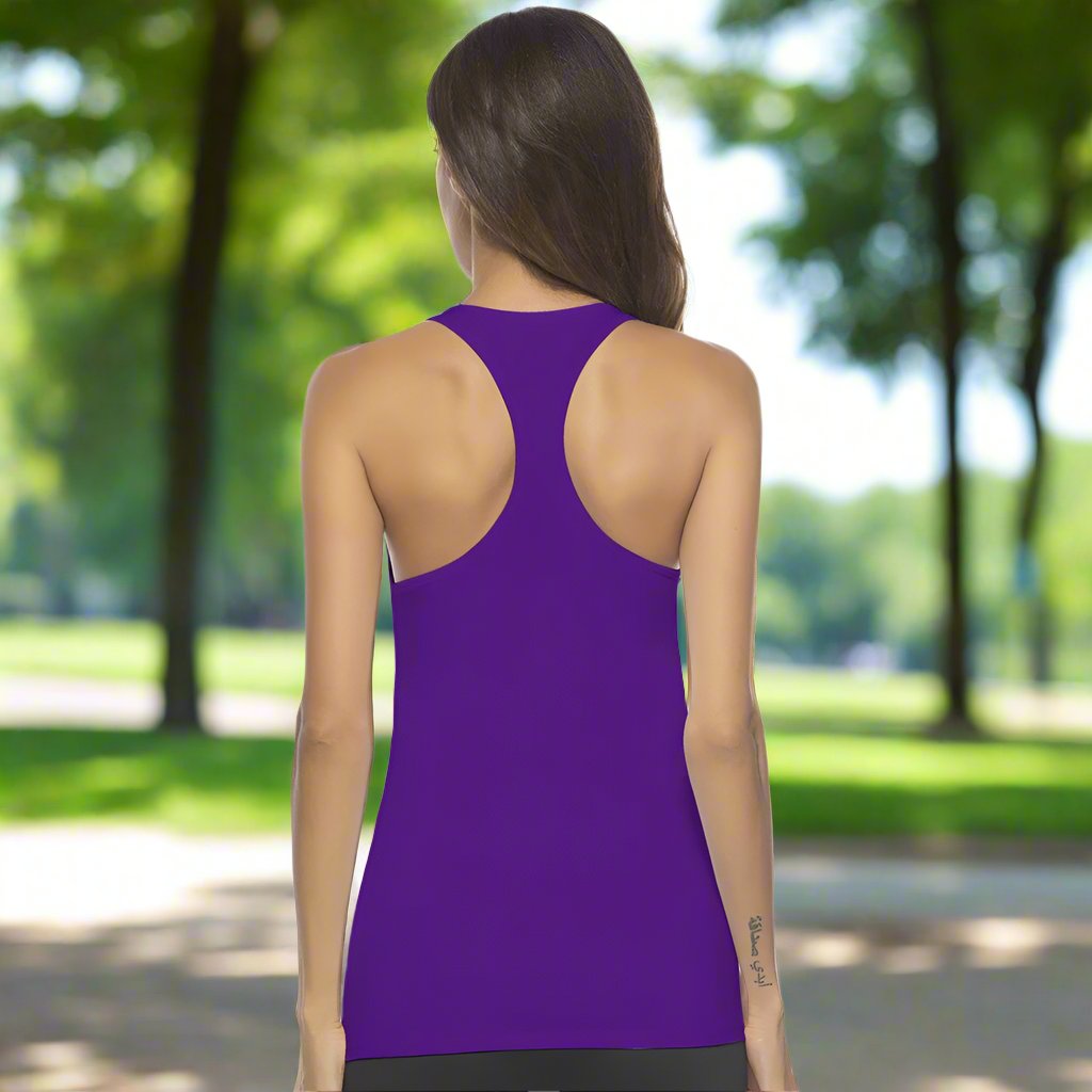 Women's Quick-drying Sleeveless Racerback Tank Top for Athletic Activities