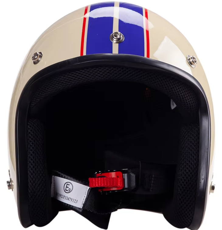 Classic Low Profile Open Face 3/4 Helmet with Visor and DOT/ECE Certification - ZOMBIES RACING ZR-207