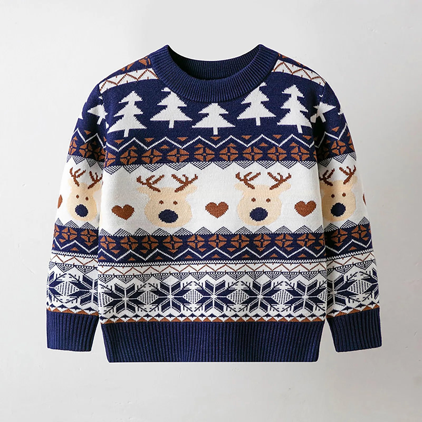 Children's Christmas Sweaters | Cozy Cartoon Knitted Pullover for Boys and Girls Ages 2-6