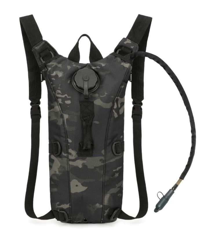 Tactical Lightweight Outdoor Water Bag Backpack 3L Wear-Resistant Waterproof Nylon Fabric Polyester Lining