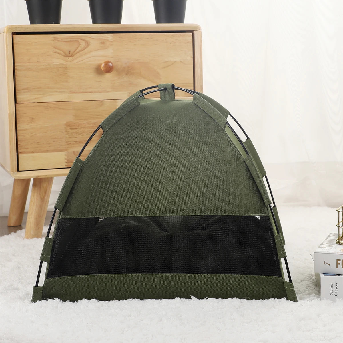 Super Cozy Pet Tent Bed - Warm - Breathable - Insulated Design for Furry Friends