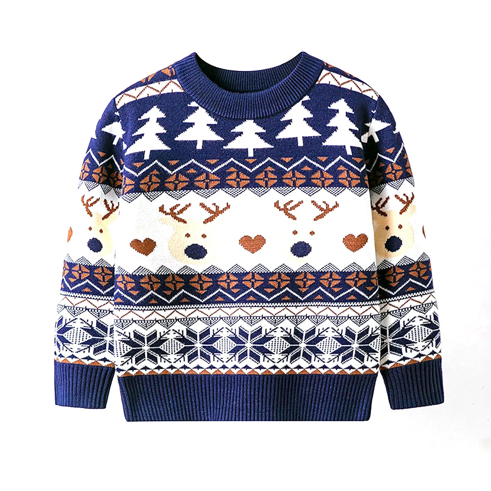 Children's Christmas Sweaters | Cozy Cartoon Knitted Pullover for Boys and Girls Ages 2-6