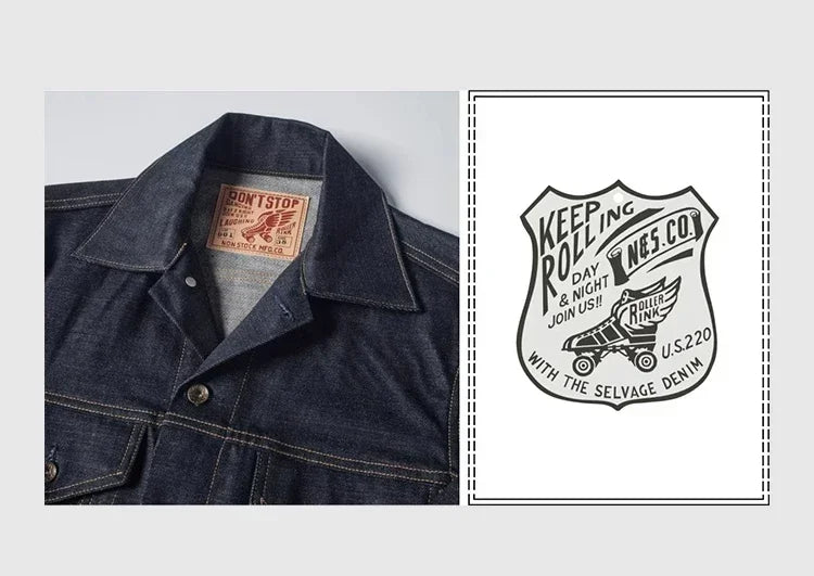 Men's Non-Stock Type 3 Selvedge Denim Trucker Jacket | Classic American Jean Outerwear 557XX 70505