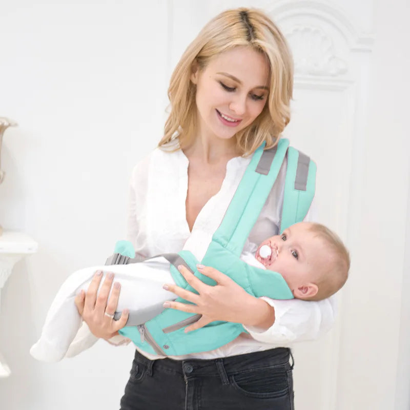 Ergonomic Baby Carrier with Multiple Carrying Positions - Baby Sling Backpack with Load Bearing Capacity up to 44lbs