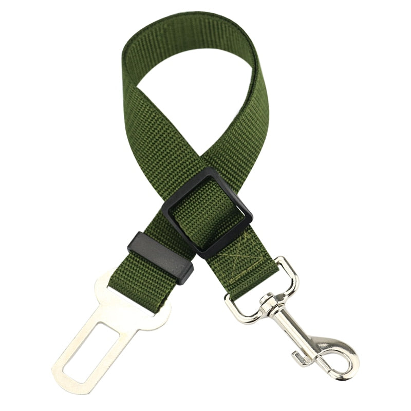 Travel Adjustable Pet Car Seat Belt: Secure and Comfortable Harness Leash for Safe Travel