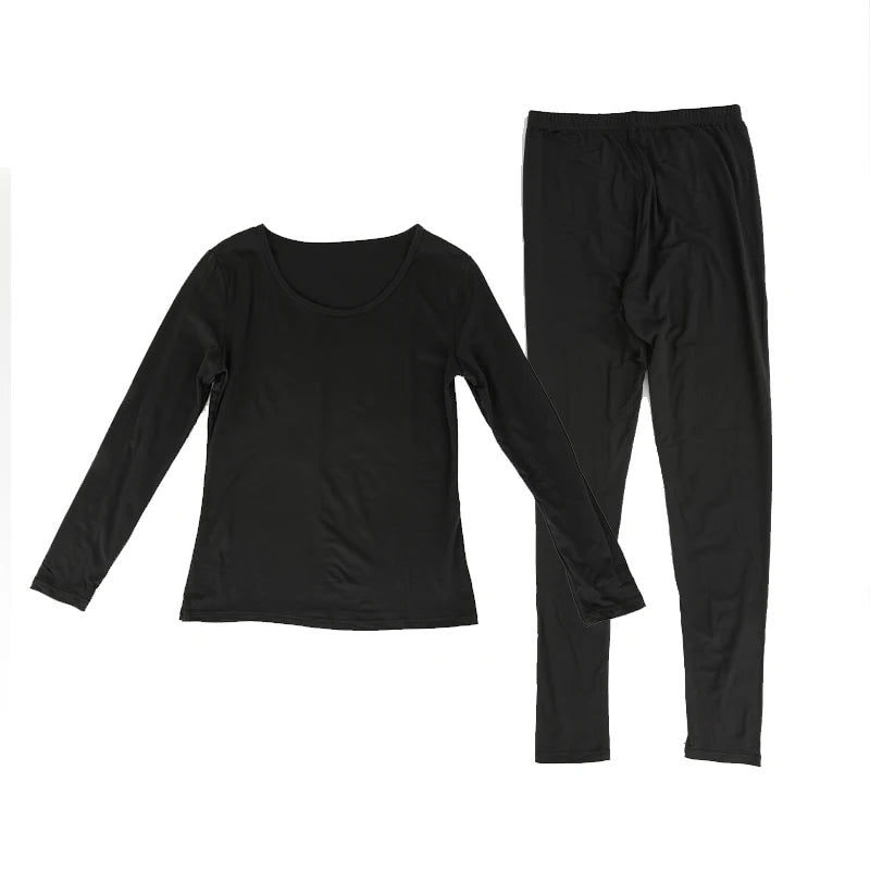 Ultra-Soft Thermal Underwear Set for Women | Long Johns Base Layer for Cold Weather, Moisture-Wicking Top and Bottom