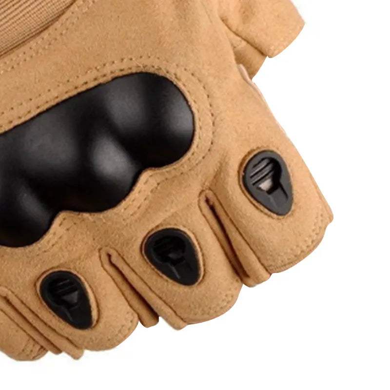 Men's Tactical Gloves for Military - Sports and Outdoor Activities - Half Finger Design