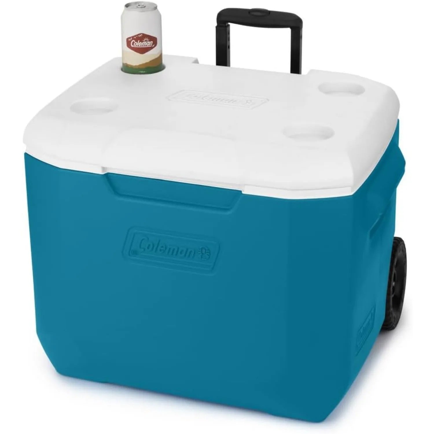 Coleman Chiller Series 60 Quart Wheeled Portable Cooler with TempLock Insulation and 47 Can Capacity