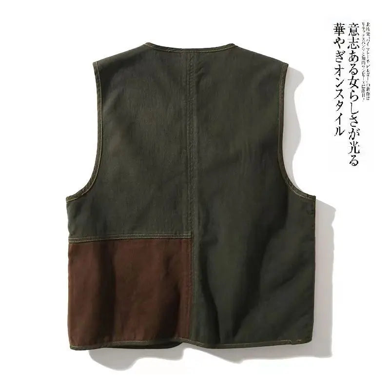 Vintage-Inspired Cotton Multi-Pocket Vest for Men and Women - Soft - Casual - Stylish