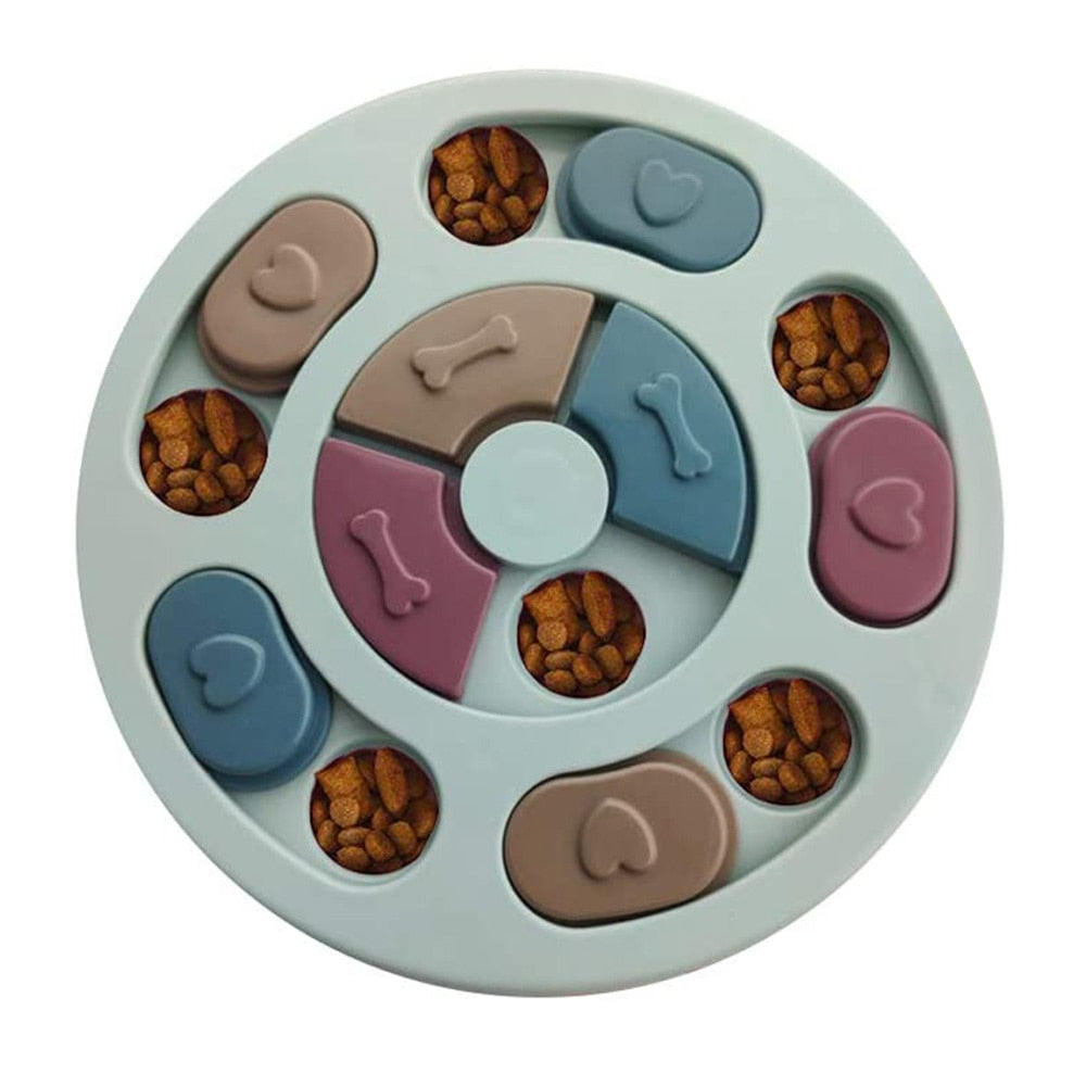 High Quality Interactive Dog Puzzle Toy - Slow Feeder - Mental Enrichment and IQ Training