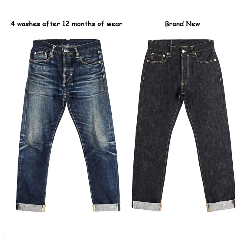 Men's Classic Red Tornado 16oz. Selvedge Denim Jeans - Wash Tips and Sizing Recommendation