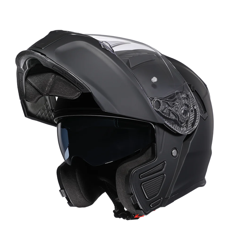 Modular Flip-Up Full Face Motorcycle Helmet - Lightweight - DOT & ECE Approved - Dual Visor - Unisex