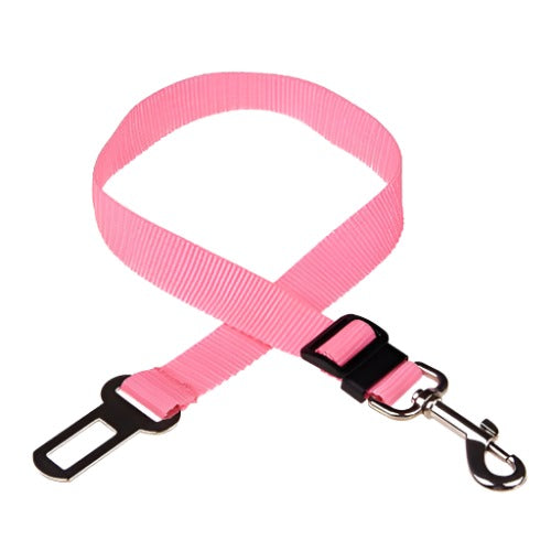 Travel Adjustable Pet Car Seat Belt: Secure and Comfortable Harness Leash for Safe Travel