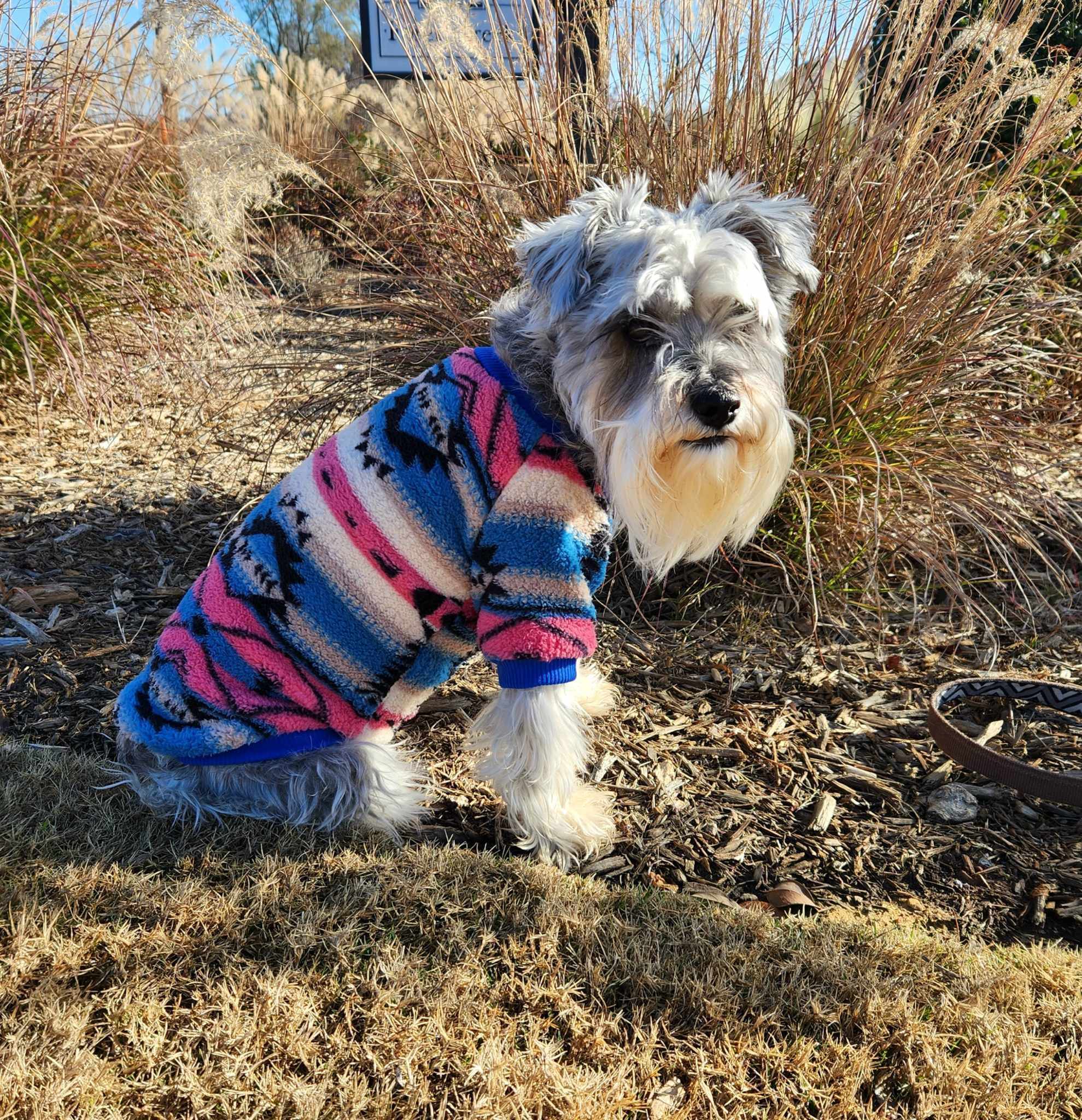 Stylish Lightweight Fleece Dog Sweater - Cozy and Warm Pet Apparel for Small to Medium Dogs