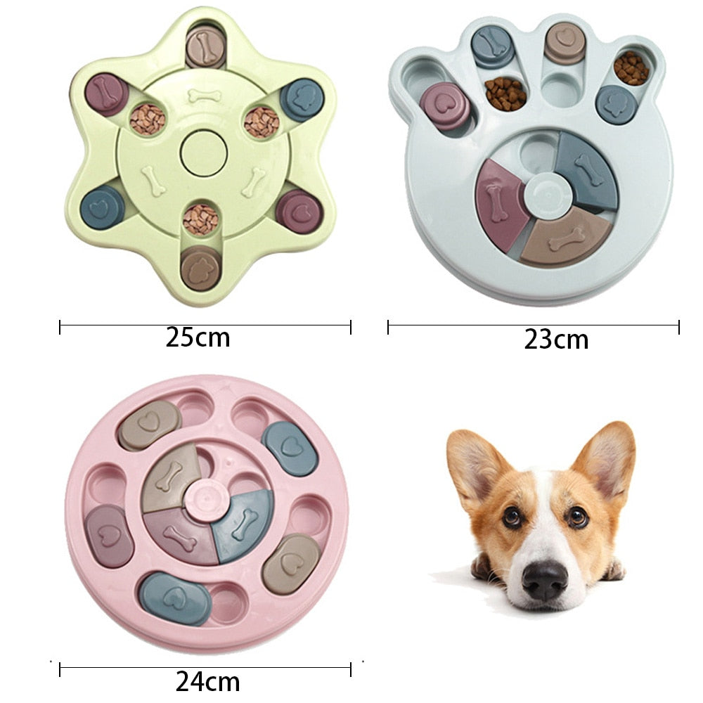 High Quality Interactive Dog Puzzle Toy - Slow Feeder - Mental Enrichment and IQ Training