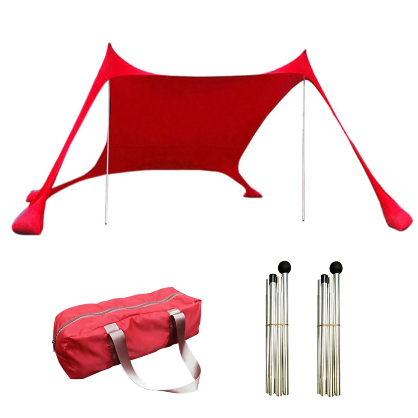 Beach Shade Tent - Lightweight - Water-Resistant and Windproof One-Piece Canopy for Outdoor Adventures