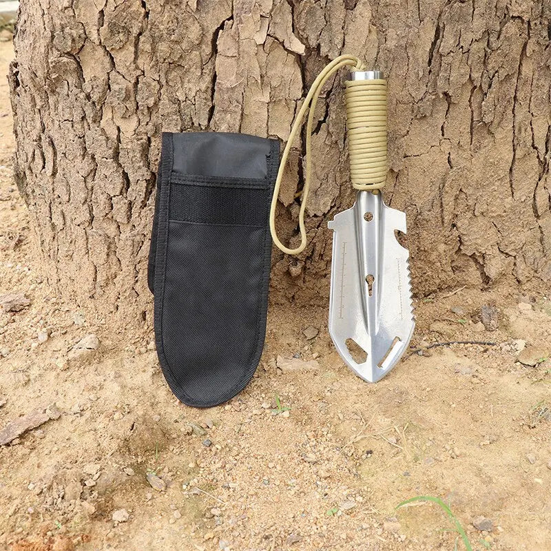 7-in-1 Portable Camping Shovel - Multifunctional Outdoor Survival Tool