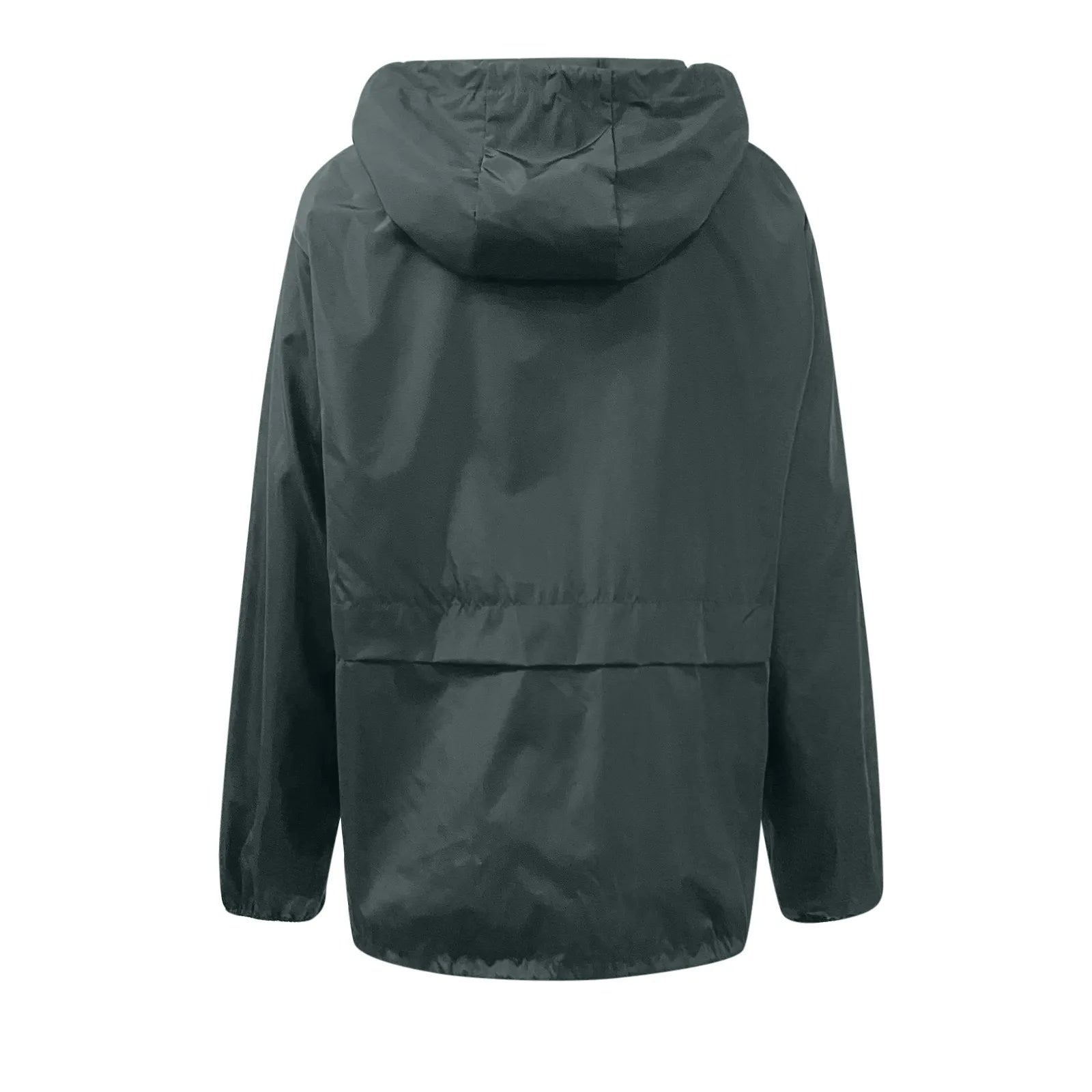 Women's Windbreaker Jacket - Lightweight Hooded Raincoat - Water-Resistant and Stylish