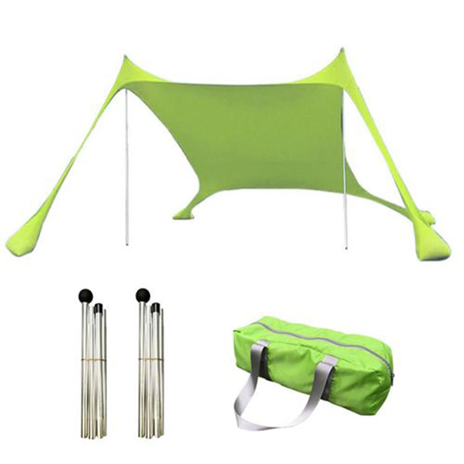 Beach Shade Tent - Lightweight - Water-Resistant and Windproof One-Piece Canopy for Outdoor Adventures