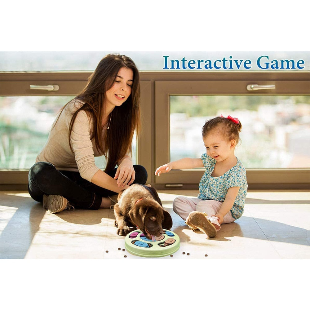 High Quality Interactive Dog Puzzle Toy - Slow Feeder - Mental Enrichment and IQ Training